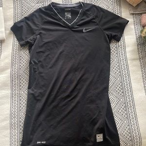 Nike Pro Black Short Sleeve